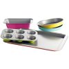 Gibson Home Color Splash Lyneham 5 Pc Carbon Steel Bakeware Set