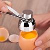 Portable Stainless Steel Shell Opener Egg Shell Cracker