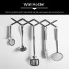 Kitchen Utensil Organizer Stainless Steel Pot Lid Plate Holder Rack 4 Sectional Adjustable
