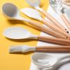 11PCS Silicone Cooking Utensil Set Non-stick Kitchen Utensils with Wooden Handle