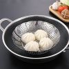 Stainless Steel Steamer Basket Adjustable Collapsible Steamer Folding Rack Colander (without Certification)- Medium