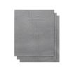 3 PCS High-Temperature Resistant Silica Gels Material BBQ Mat Barbecue Mesh Baking Mat (without Certification) - Black