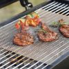 3 PCS High-Temperature Resistant Silica Gels Material BBQ Mat Barbecue Mesh Baking Mat (without Certification) - Black
