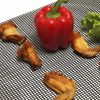 3 PCS High-Temperature Resistant Silica Gels Material BBQ Mat Barbecue Mesh Baking Mat (without Certification) - Black