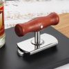 Stainless Steel Labor-saving Capping Device Can Opener Screw Cap with Handle Bottle Cap Opening Tool - Red