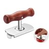 Stainless Steel Labor-saving Capping Device Can Opener Screw Cap with Handle Bottle Cap Opening Tool - Red