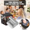 Stainless Steel Burger Press Non-Stick Grill Smasher with Ergonomic Handle for Patty Making Grease Squeezing (without FDA Certification)