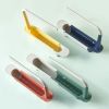 Retractable Sponge Sink Holder for Kitchen Drain Rack Dish Rags Brush Soap Scrubber Counter Organizer with Towel Dish Cloth Hanger - Yellow