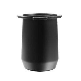 Coffee Dosing Mug Hands-Free Aluminium Alloy Coffee Dosing Cup Powder Feeder Part for Breville 870XL 878BSS - Black