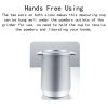 Coffee Dosing Mug Hands-Free Aluminium Alloy Coffee Dosing Cup Powder Feeder Part for Breville 870XL 878BSS - Black