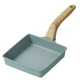 Japanese Omelette Pan Non-stick Coating Egg Pan Frying Pan Mini Frying Pan with Anti-Scalding Wood Handle (NO FDA Certificate) - Type: 1