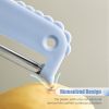 Potato Peeler Vegetable Peeler Fruit Peeler Kitchen Stainless Steel Swivel Peeler - Blue