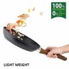 Frying Pan Set 3-Piece Nonstick Saucepan Woks Cookware Set,Heat-Resistant